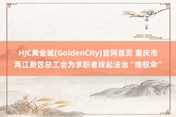 HJC黄金城(GoldenCity)官网首页 重庆市两江新区总工会为求职者撑起法治“维权伞”