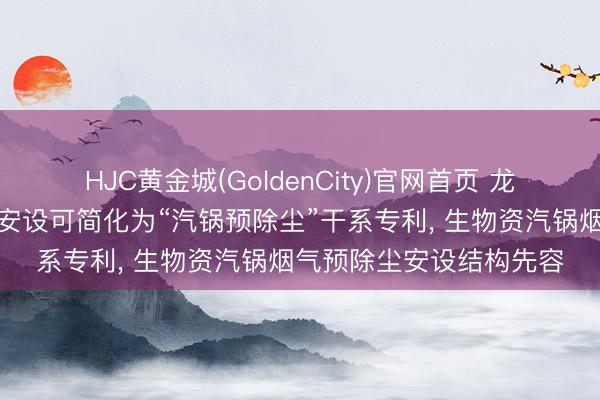 HJC黄金城(GoldenCity)官网首页 龙净环保获得汽锅预除尘安设可简化为“汽锅预除尘”干系专利， 生物资汽锅烟气预除尘安设结构先容